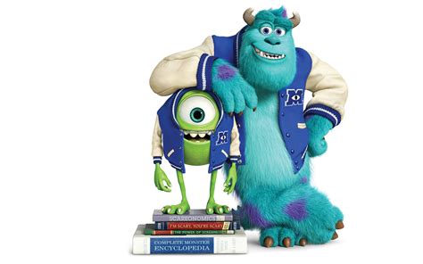 Monsters University Hd Wallpaper James P Sullivan And Mike Wazowski