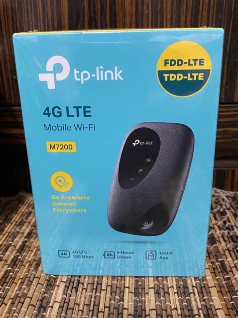 TP LINK M7200 150 Mbps 3G 4G LTE Mobile Travel WiFi Router MiFi Hotspot