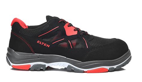 Eltenanthony Red Low Esd S Typ Sicherheits Halbschuhe Dronik