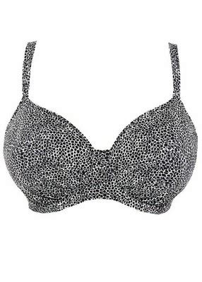 Freya Run Wild Underwired Banded Halter Bikini Top Black AS4614BLK
