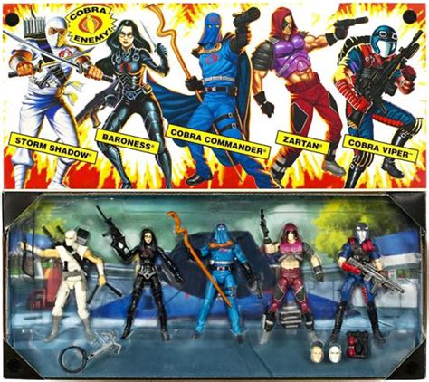 GI Joe Cobra Collector 5-Pack 3.75 Action Figure Set Hasbro Toys - ToyWiz