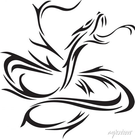 Snake Tribal Tattoo Designs Vector Cobra Black And White Cartoon