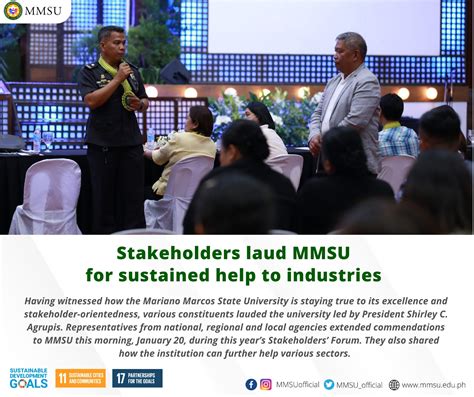 Stakeholders Laud MMSU For Sustained Help To Industries