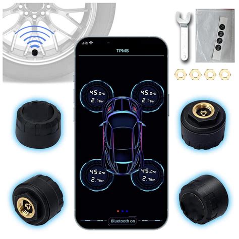 Auto TPMS Bluetooth Reifen Druck Überwachung System Externer Reifen