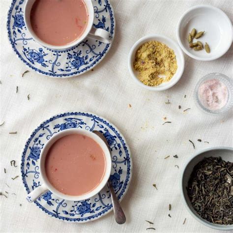 Kashmiri Chai or Noon Chai (Pink Tea) - Mirchi Tales