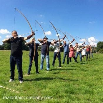 Medieval Longbow Archery - The Real Britain Company