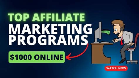 Top Affiliate Marketing Programs For Beginners Make Your First 1000 Online Today Youtube