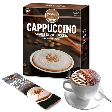 Instant Cappuccino Single Serve Packets Tastlé Coffee