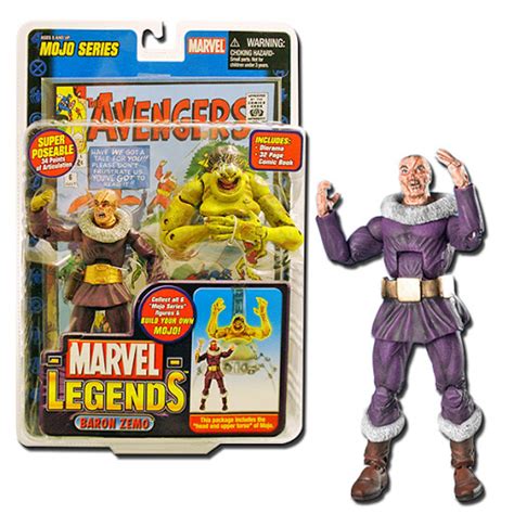 TOY BIZ MARVEL LEGENDS BARON ZEMO VARIANTE MOJO SERIES NUEVO SELLADO