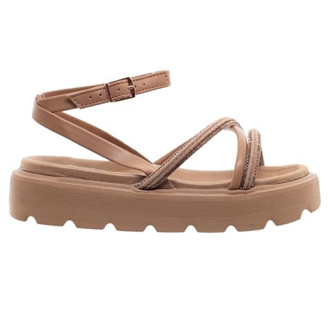 Sandália Infantil Menina Molekinha Nude Bege