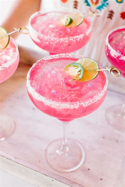 This Colorful Pink Margarita Would Be Amazing To Serve At A Cinco De