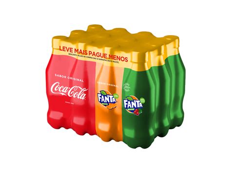 Kit Refrigerantes Coca Cola Fanta Guaran Fanta Laranja Ml