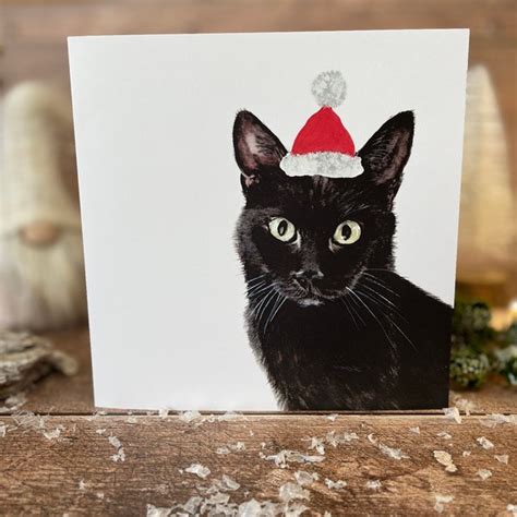 Cat Christmas Cards - Etsy