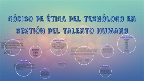 CÓDIGO DE ÉTICA DEL TECNÓLOGO EN GESTIÓN DEL TALENTO HUMANO by Jenny