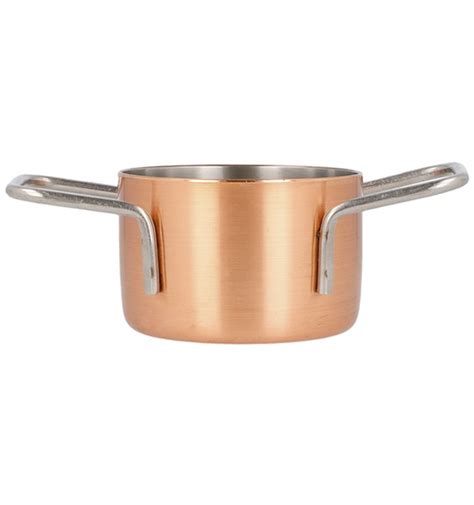 Mini Cocotte En Acier Inoxydable Cuivre X Cm Ut