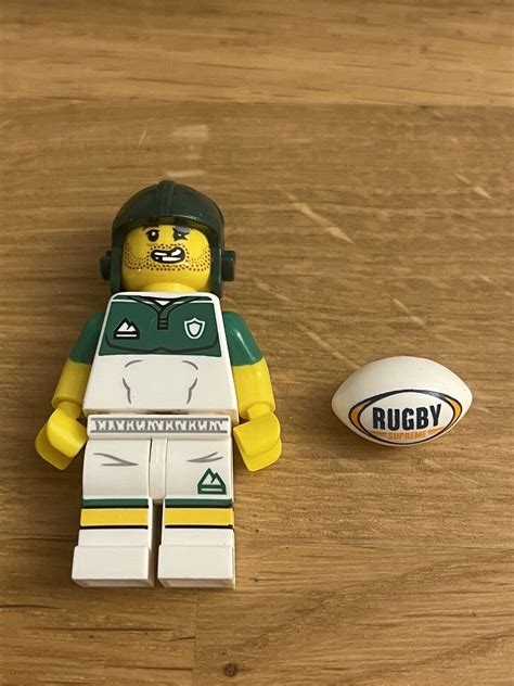 Lego Collectable Minifigure Series Rugby Player New