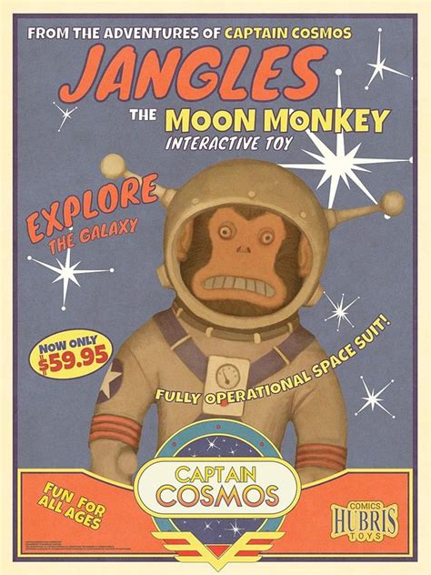 Fallout 4 Jangles The Moon Monkey Retro Advertisement Digital Art By