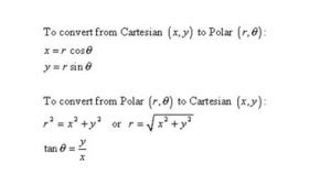 Cartesian Equation | Converting Polar To Cartesian