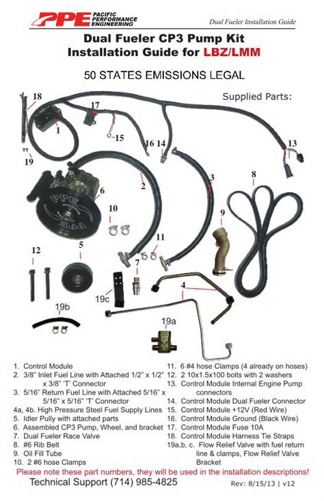 Pdf Dual Fueler Installation Guide Dual Fueler Cp3 Pump Kit