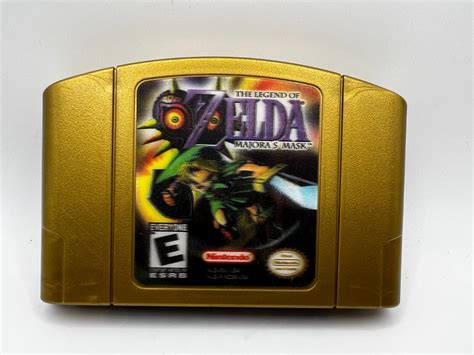 Legend Of Zelda Majoras Mask Nintendo 64 Authentic Holographic