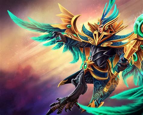 Skywrath Mage Dota 2 Hero Abilities Mystic Flare Concussive Shot Ancient Seal Arcane Bolt Art