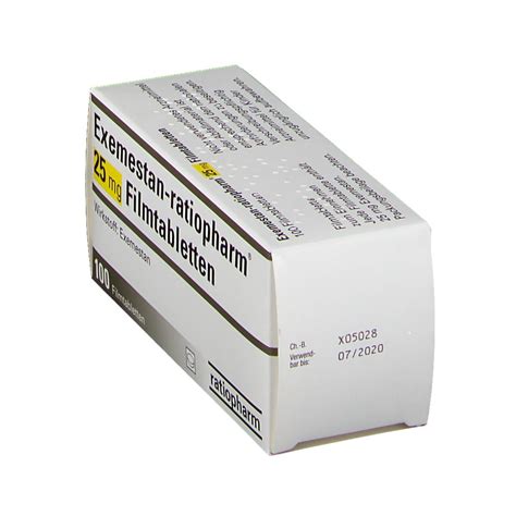 Exemestan Ratiopharm® 25 Mg 100 St Mit Dem E Rezept Kaufen Shop Apotheke