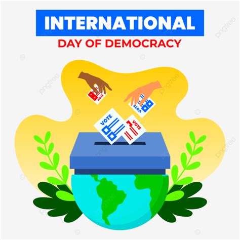 Happy International Democracy Day Poster, Democracy Day, International ...