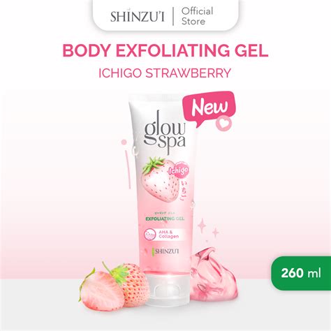 Shinzui Glow Spa Exfoliating Gel Ichigo Ml Lazada Indonesia