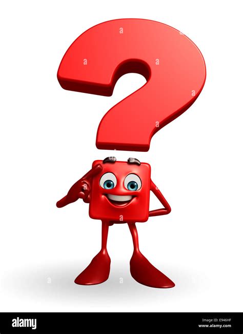 Question Mark Cartoon Character