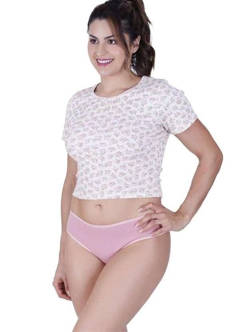 Calcinha Sonho Algodao Concept Lingerie Rosa Rosa Concept Lingerie