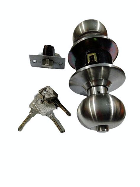 Stainless Steel Cylindrical Door Lock Polished Bedroom Doors At Rs