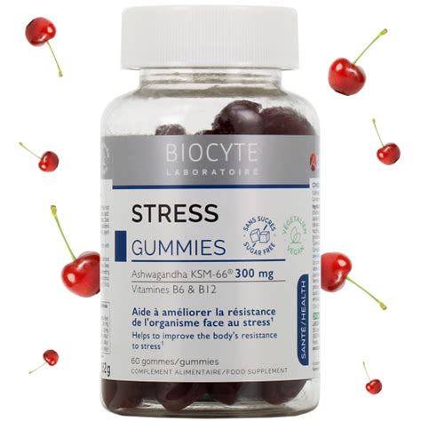 Biocyte Gummies Anti Stress Ashwagandha Et Vitamine B