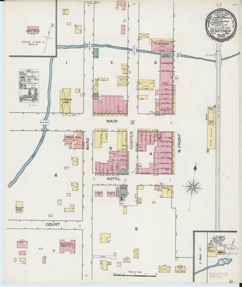 Sanborn Fire Insurance Map From Senatobia Tate County Mississippi