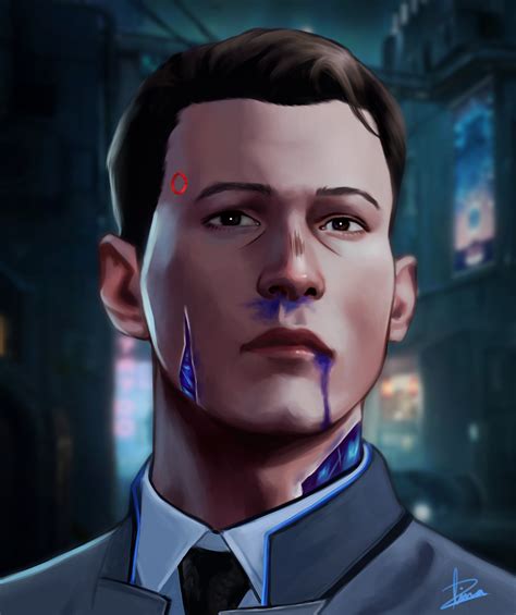 Detroit Become Human - Connor Alina - Illustrations ART street