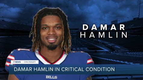 Buffalo Bills Safety Damar Hamlin In Critical Condition Monday Night