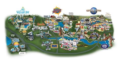 Printable Universal Studios Orlando Map