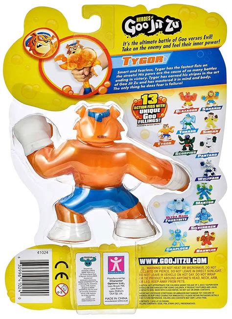 Heroes of Goo Jit Zu Tygor Action Figure Tiger Moose Toys - ToyWiz