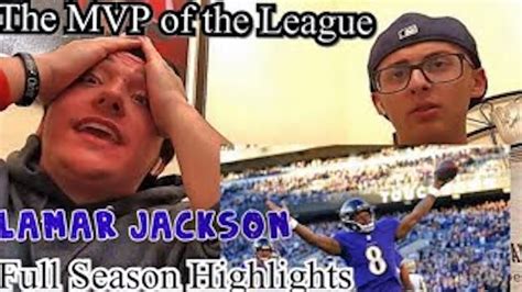 Lamar Jackson Highlights Mvp Full Season Reaction 2 Youtube