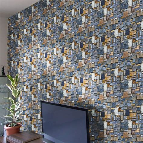 Wall Sticker Home Decor Vvvvvvvvvvvvvvvvvvvv3D Wall Paper Brick Stone