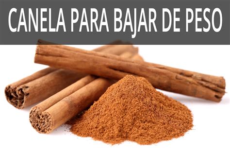 AYUDAS DE LA CANELA PARA BAJAR DE PESO