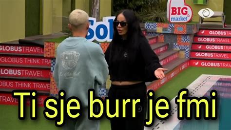 Sara Ofendon Bardhin Ti Sje Burr Je Fmi Big Brother Vip Albania