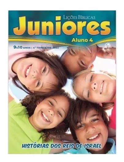 Licoes Biblicas Aluno Classe Juniores 4 Cpad Ebd Mebuscar Brasil