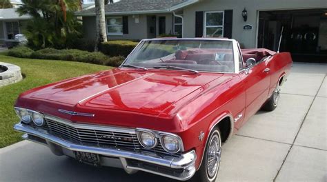 1965 Chevrolet Impala Ss 327 4 Spd Convertible For Sale