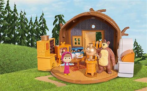 amazoncom masha   bear playset bears house  toys