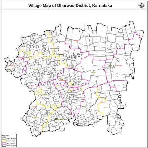 Village Map of Dharwad District, Karnataka Legend - DocsLib