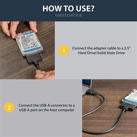 Sata To Usb Cable Usb 30 To 25” Sata Iii Hard Drive Adapter External Converter For Ssdhdd Data