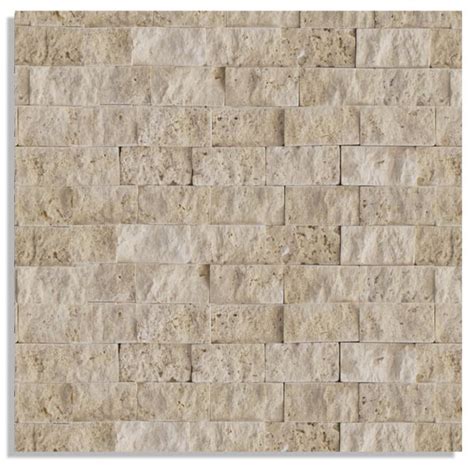 classic light ivory split face travertine
