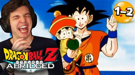 Dragon Ball Z Abridged Episode 1 And 2 Reaction This Is Hilarious Youtube