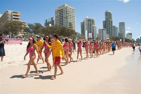 World Record Bikini Parade In Gold Coast Editorial Stock Image Image Of Guinness Beach 21411749