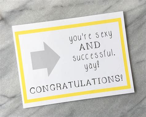 Sexy Funny Congratulations Card Graduation Card Sexy And Etsy